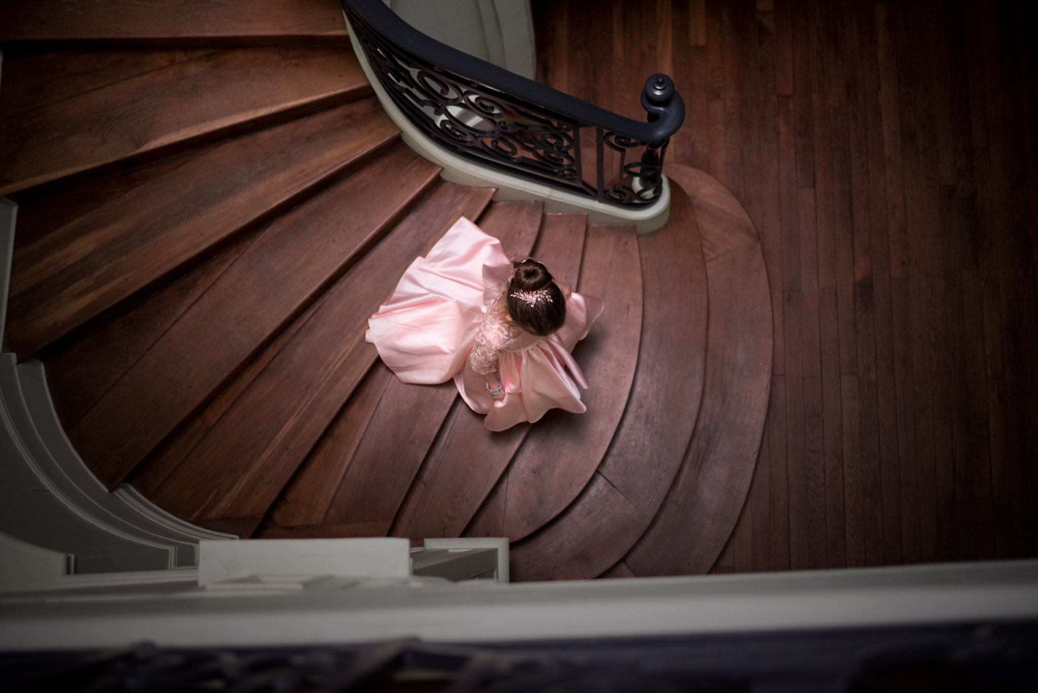 Descente escalier mariage